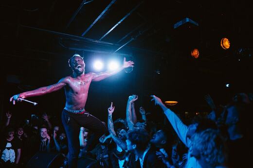JPEGMAFIA(2019年8月、カナダ・カルガリーのSled Islandにて)
